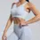 Miniaturbild: Women Seamless Yoga Clothes Gym Compression Workout Outfits Athletic Set Legging