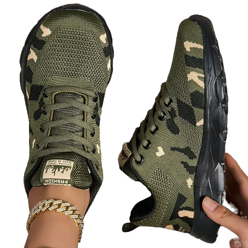 Thumbnail: Women Orthopedic Camouflage Sneakers