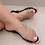 Thumbnail: 2023 New style Flat Women Slipper Clear Slip-on Shoe
