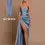Thumbnail: Elegant Women's Evening Wear for Formal Events, Sexy, Slit, Bodycon
