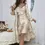 الصورة المصغرة: Luxury Floral Print, Sexy Satin Silk, Smooth, Comfortable PJs, Night Dress
