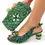 Thumbnail: 2 Pc Italian, Luxury, Wedding Shoe and a Bag Set