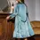 الصورة المصغرة: Luxury Floral Print, Sexy Satin Silk, Smooth, Comfortable PJs, Night Dress