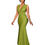 Miniaturbild: Sophisticated Sexy Elegant Deep V-Neck Sleeveless Mermaid Gown for Women
