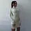 Miniatura: Clothing Winter New Sweater Knitted Warm Dresses High Collar Slim Long Sleeve