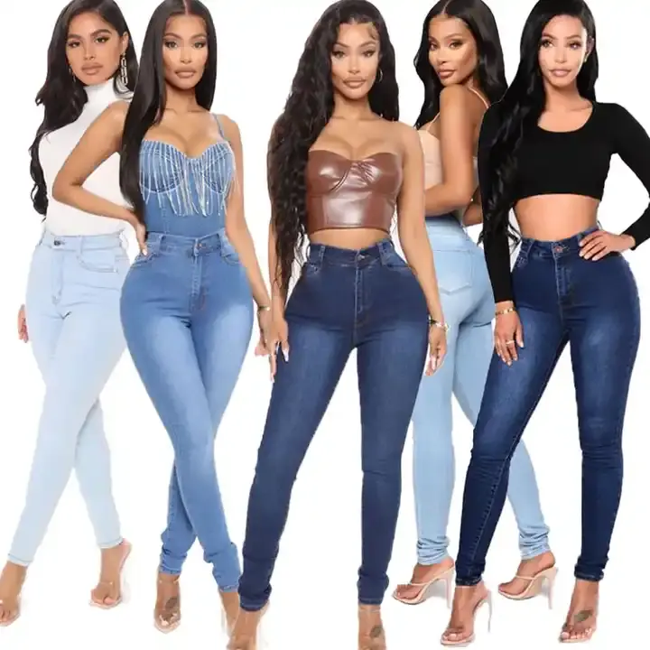 Thumbnail: High Quality Ladies Sexy Stylish Skinny Pant Jeans for Women, Casual Wear, Slim