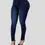 Thumbnail: Casual Fashion High Waist Elastic Dark Blue Women Jeans
