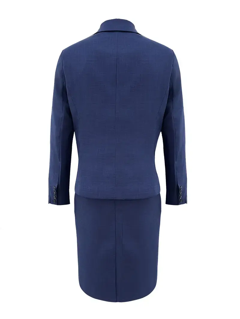Thumbnail: Women's Formal Jacket and Pencil Skirt Suit with Bow Tie