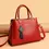 Thumbnail: New Fashion Versatile Texture Hand-made Luxury Women's Shoulder Genuine Leather