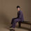Thumbnail: Mens Purple long sleeve shirt