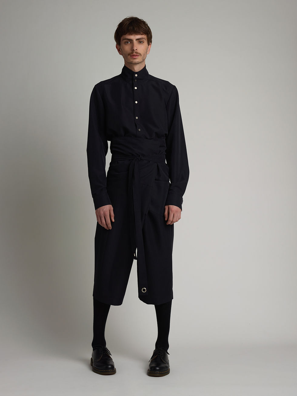 Thumbnail: Cupro Silk Fisherman Pants