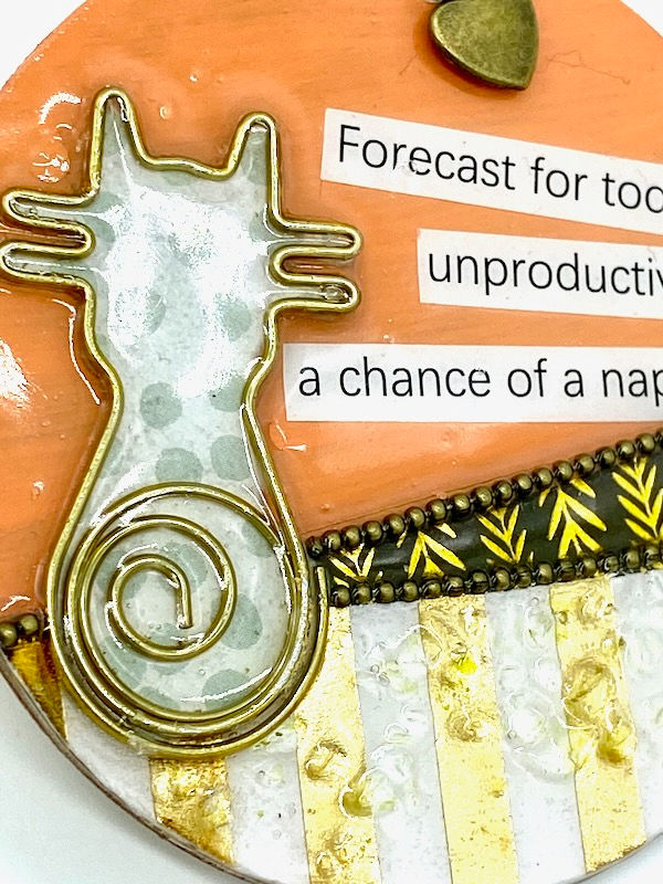 Thumbnail: Whimsical Cat Ornament, Chance of a Nap