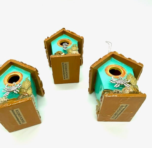 Thumbnail: Beach Ocean Birdhouse Ornament