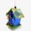 Thumbnail: Tree of Life Blue Birdhouse Ornament