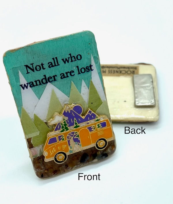 Thumbnail: Camper Mountains Wanderlust Magnet