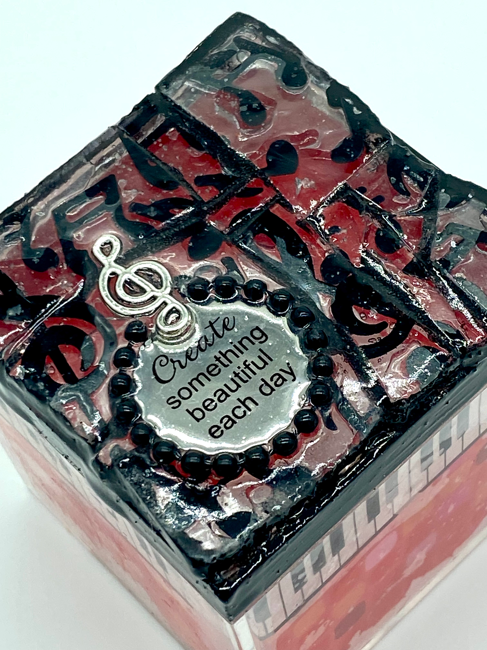 Thumbnail: Light Up Mosaic Box - Music Red