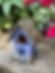 Lavender Rose Mini Birdhouse