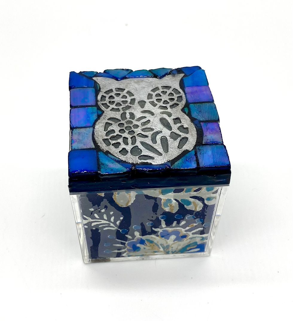 Thumbnail: Light Up Mosaic Box - Owl