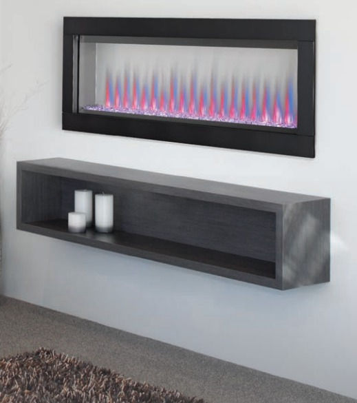 Double sided electric fireplace Efire Decor