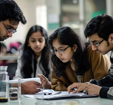 group-indian-researchers-collaborating-scientific-study-illustrating-teamwork-expertise-co