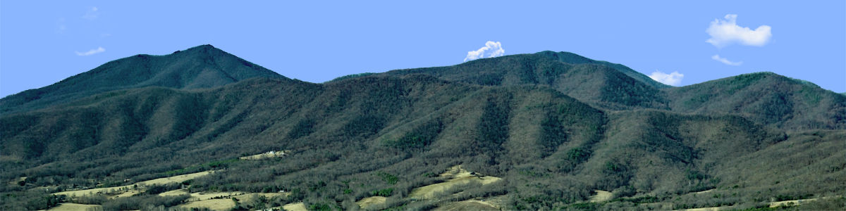 PEAKS OF OTTER ON BLUE RIDGE PARKWAY VIRGINIA Right