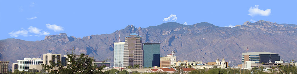 Thumbnail: TUCSON ARIZONA SKYLINE FROM THE SOUTH left