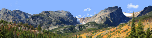 MASKED ASPEN COLORADO ROCKY MOUNTAINS TREELINE | BACKDROPS ONLY
