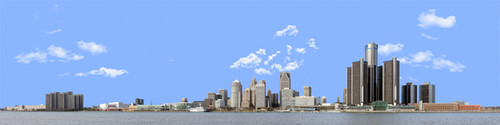 DETROIT FROM THE SOUTH left | BACKDROPS ONLY