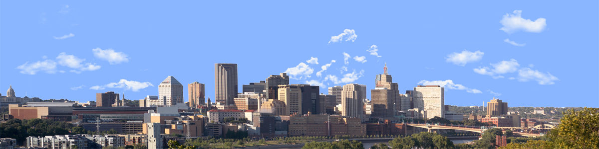 SAINT PAUL SKYLINE FROM THE SOUTHWEST