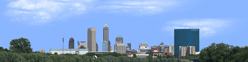 Thumbnail: INDIANAPOLIS SKYLINE FROM THE WEST no river