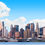 Thumbnail: NEW YORK MANHATTAN SKYLINE FULL WITH WATER left side