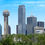 Thumbnail: DALLAS SKYLINE WITH TREELINE left