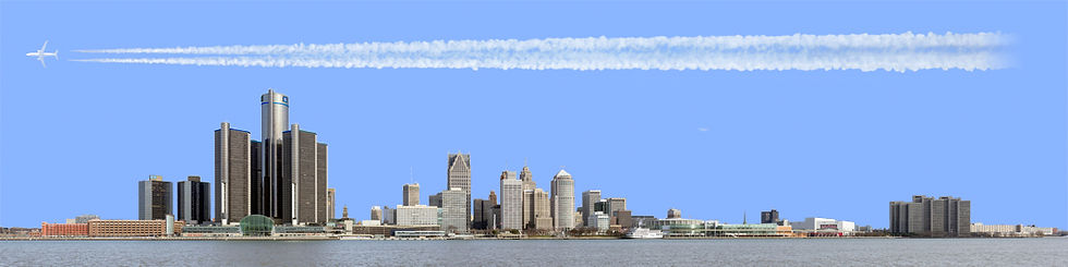 Thumbnail: DETROIT FROM THE SOUTH right