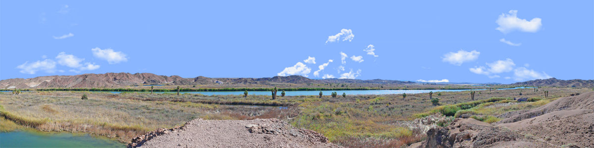 COLORAD RIVER DESERT AND MOUNTAINS left