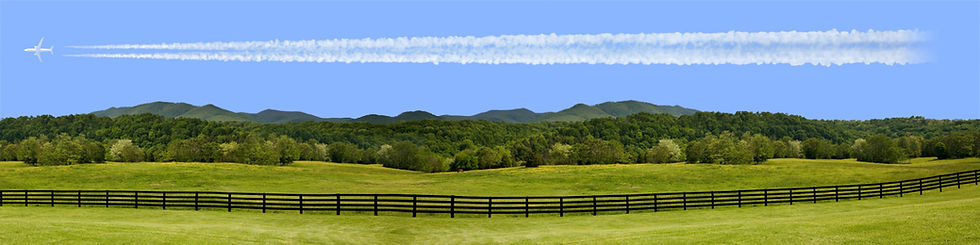 Thumbnail: VIRGINIA FARM TREELINE AND MOUNTAINS left