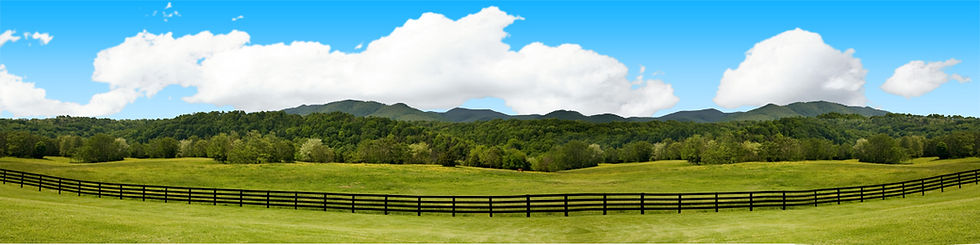 Thumbnail: VIRGINIA FARM TREELINE AND MOUNTAINS center repeatable