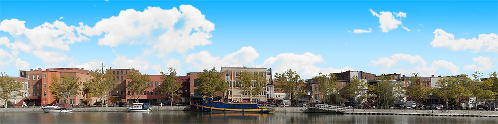 Thumbnail: SENECA FALLS FROM CANAL WITH CANAL