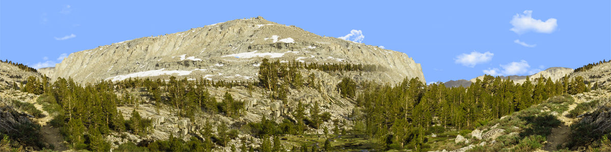 HIGH SIERRA NEVADAS WEST OF MOUNT WHITNEY CALIFORNIA left center repeatable