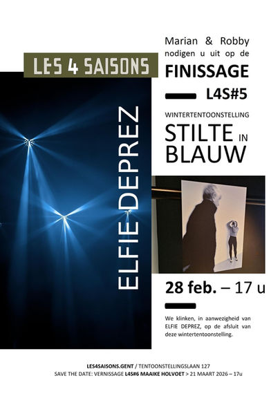FINISSAGE - STILTE IN BLAUW