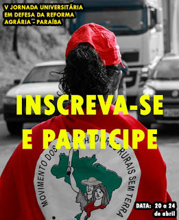 5ª Jornada Universitária em Defesa Da Reforma Agrária – Paraíba
