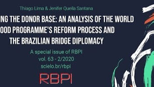 Autores apresentam artigo Analysis of the World Food Programme’s and the Brazilian bridge diplomacy