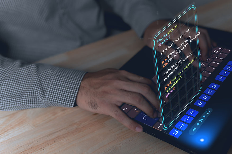 young-woman-using-source-code-develop-new-online-app-working-with-html-script-terminal-win
