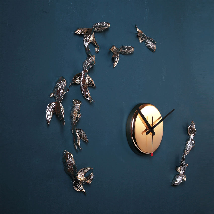 Miniature : horloge goldfish haoshi