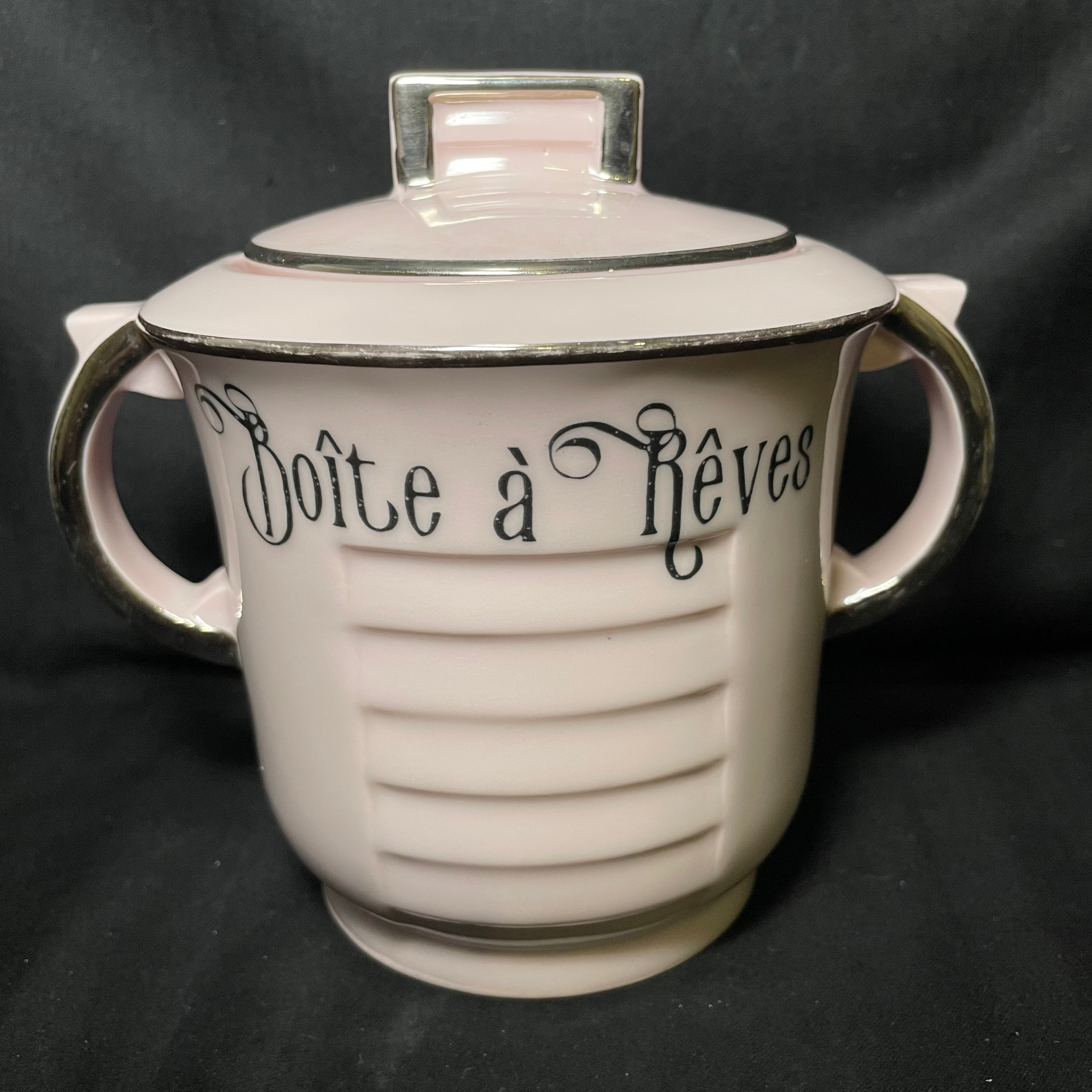 Boite a Reves, Unique Funny Upcycled Vintage Drug Sugar pot apothecary gift