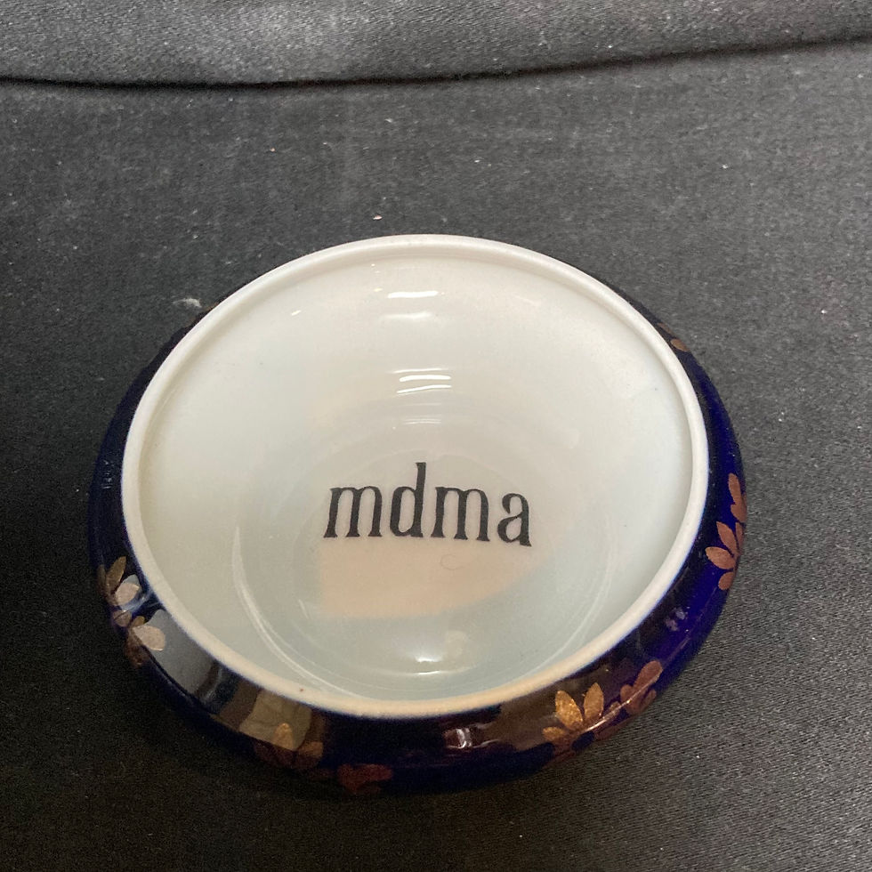 Miniature : Stash Box, MDMA, Unique Funny Upcycled Vintage Drug Stash apothecary gift