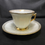 Miniature : Dans ton cul, espresso cup, vintage upcycled French porcelain cup and saucer