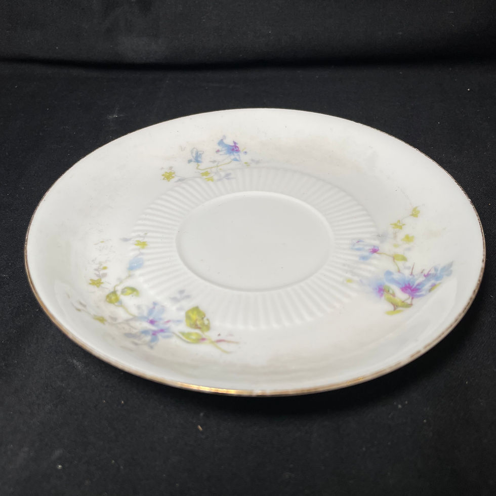 Thumbnail: Fuck Off tea set,Unique upcycled French vintage porcelain, funny rude gift