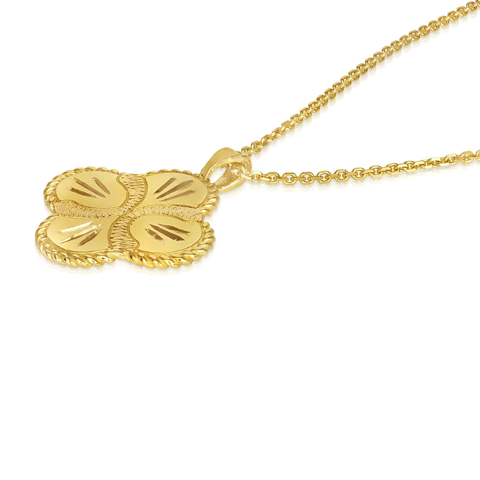 Thumbnail: Clover style Mabrouma pendant - L