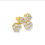 Thumbnail: Gradual CZ Flowers Soft Earrings