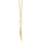 Thumbnail: 14K INRI Smooth Cross Pendant